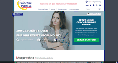 Desktop Screenshot of franchiseportal.de
